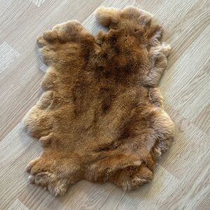 Real rabbit pelt